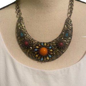 Gold Toned Torque Necklace